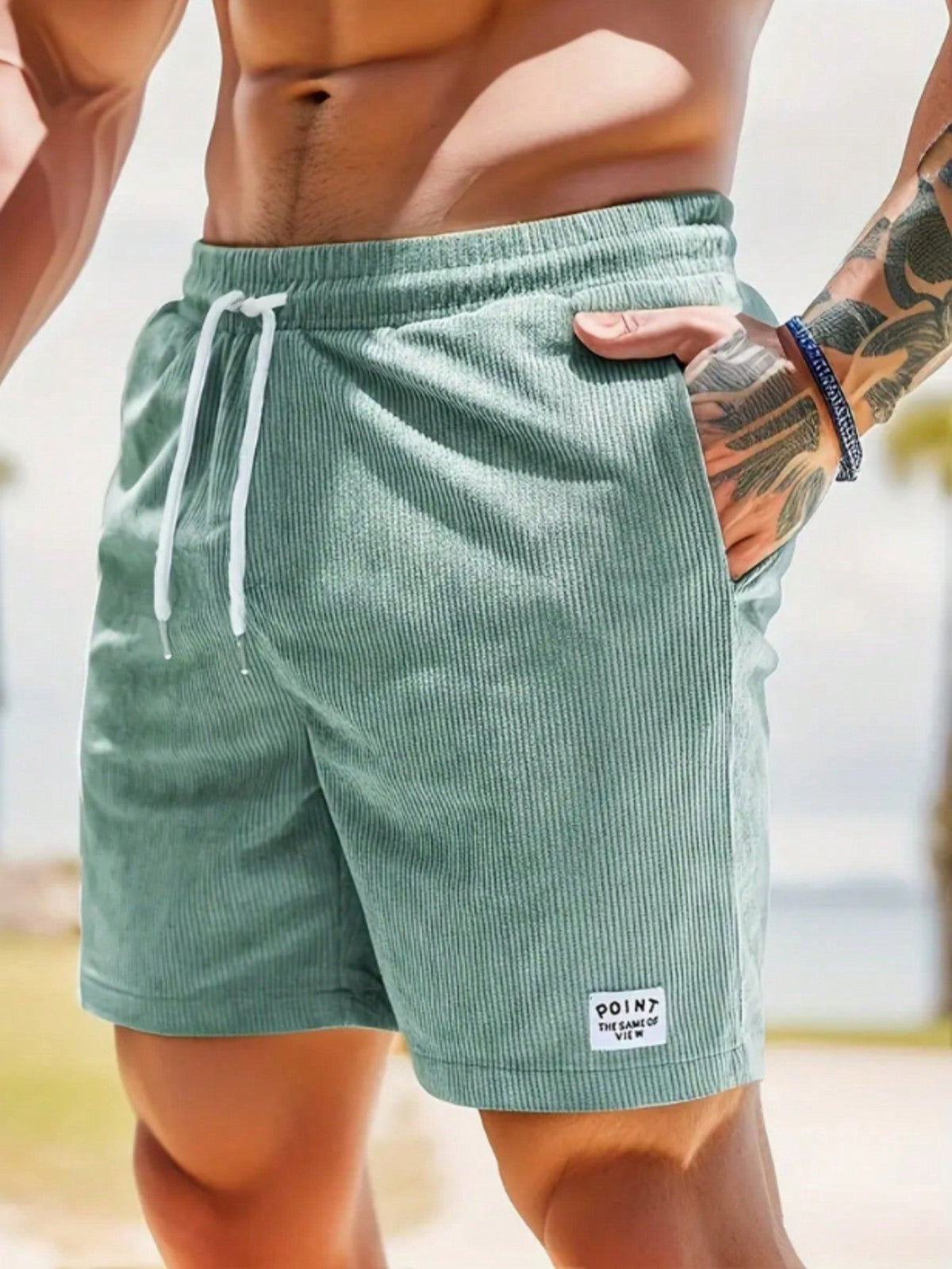 Zachary Manchestershorts för Herr – Bekväma Shorts med Stretch & Tidlös Stil