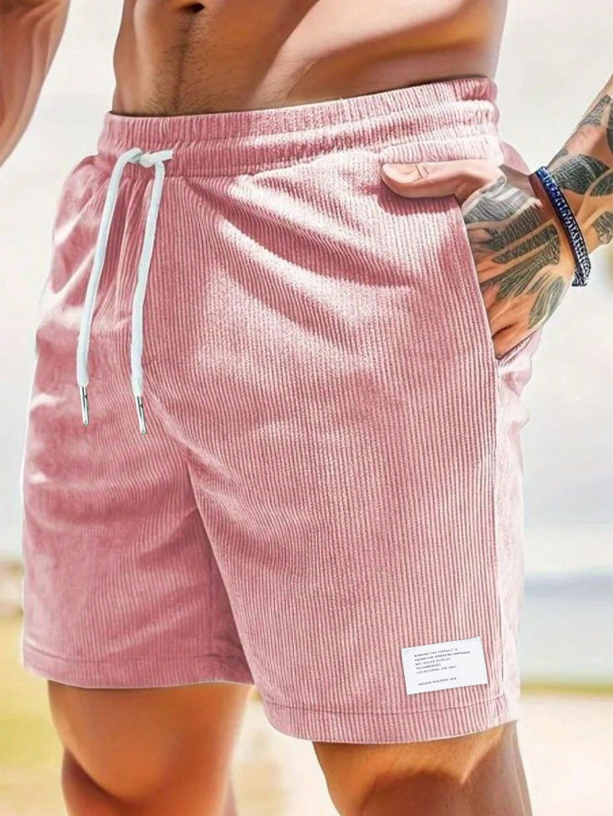 Zachary Manchestershorts för Herr – Bekväma Shorts med Stretch & Tidlös Stil