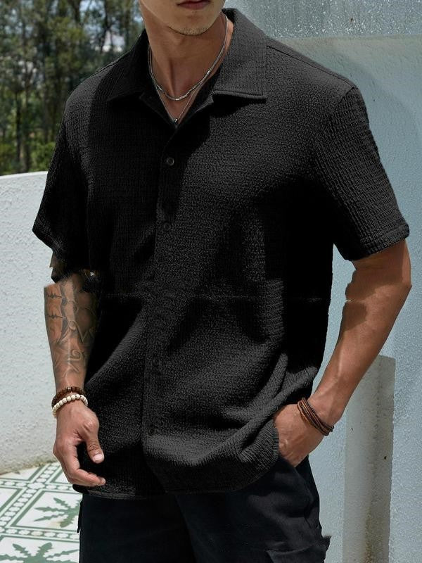 Jay Casual Shirt für Herren – Modernes Kurzarmhemd für Sommer, Urlaub & Alltag