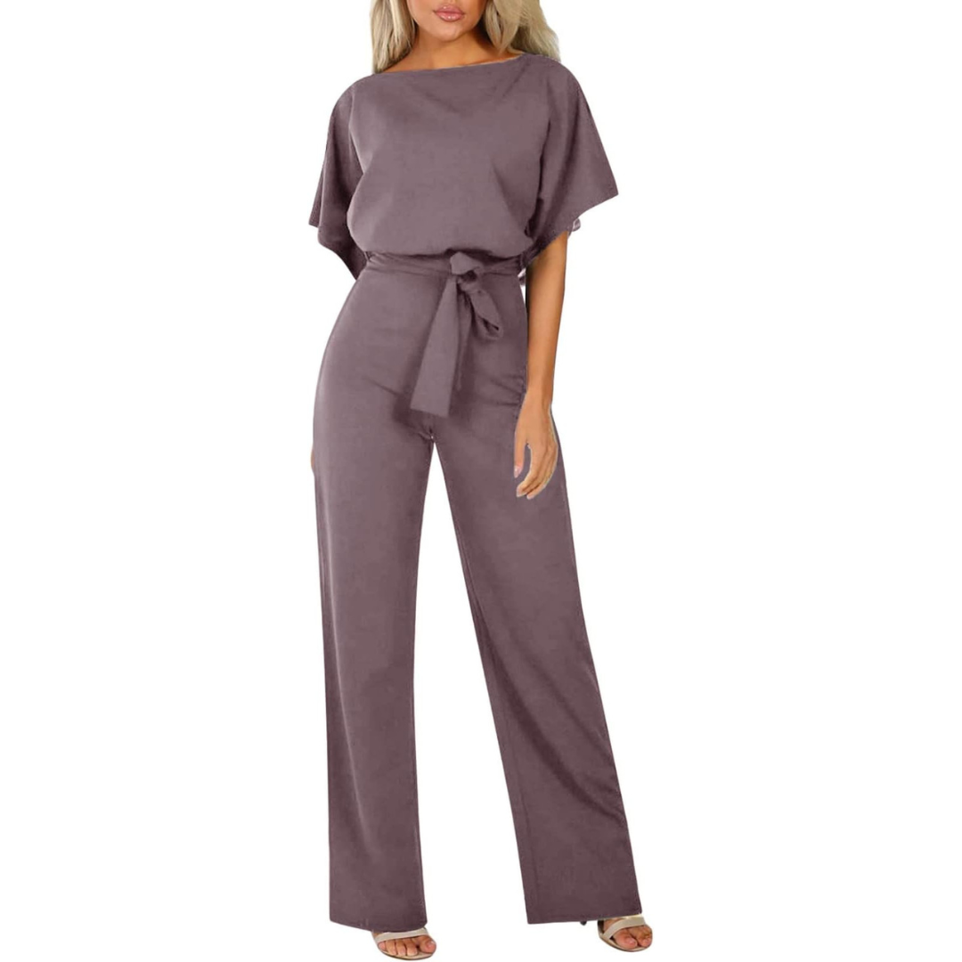 Sophia Jumpsuit Dam – Minimalistisk Jumpsuit med Elegant Skärning & Optimal Komfort