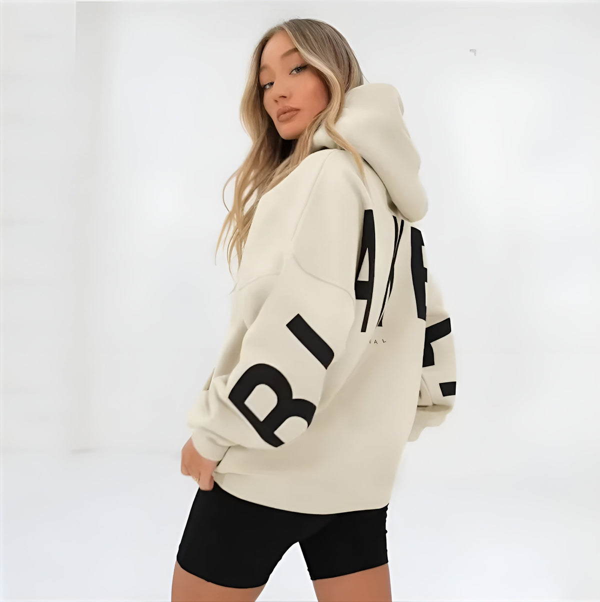 Ella Damen Hoodie – Oversize Warmer Hoodie mit Kängurutasche & Lässigem Stil