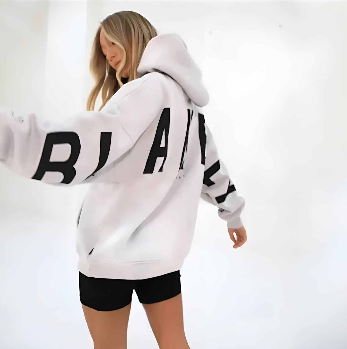 Ella Damen Hoodie – Oversize Warmer Hoodie mit Kängurutasche & Lässigem Stil