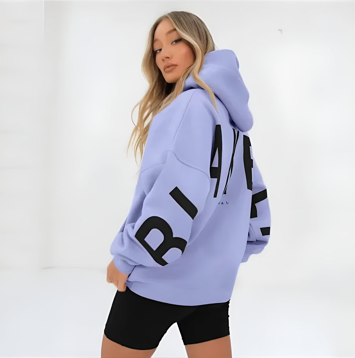 Ella Damen Hoodie – Oversize Warmer Hoodie mit Kängurutasche & Lässigem Stil