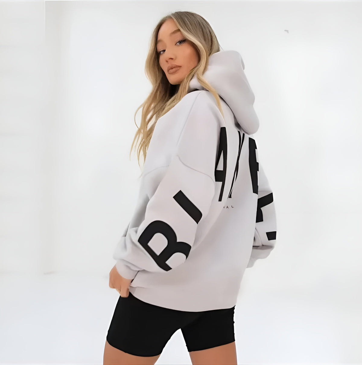 Ella Damen Hoodie – Oversize Warmer Hoodie mit Kängurutasche & Lässigem Stil