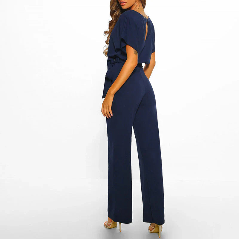 Sophia Jumpsuit Dam – Minimalistisk Jumpsuit med Elegant Skärning & Optimal Komfort