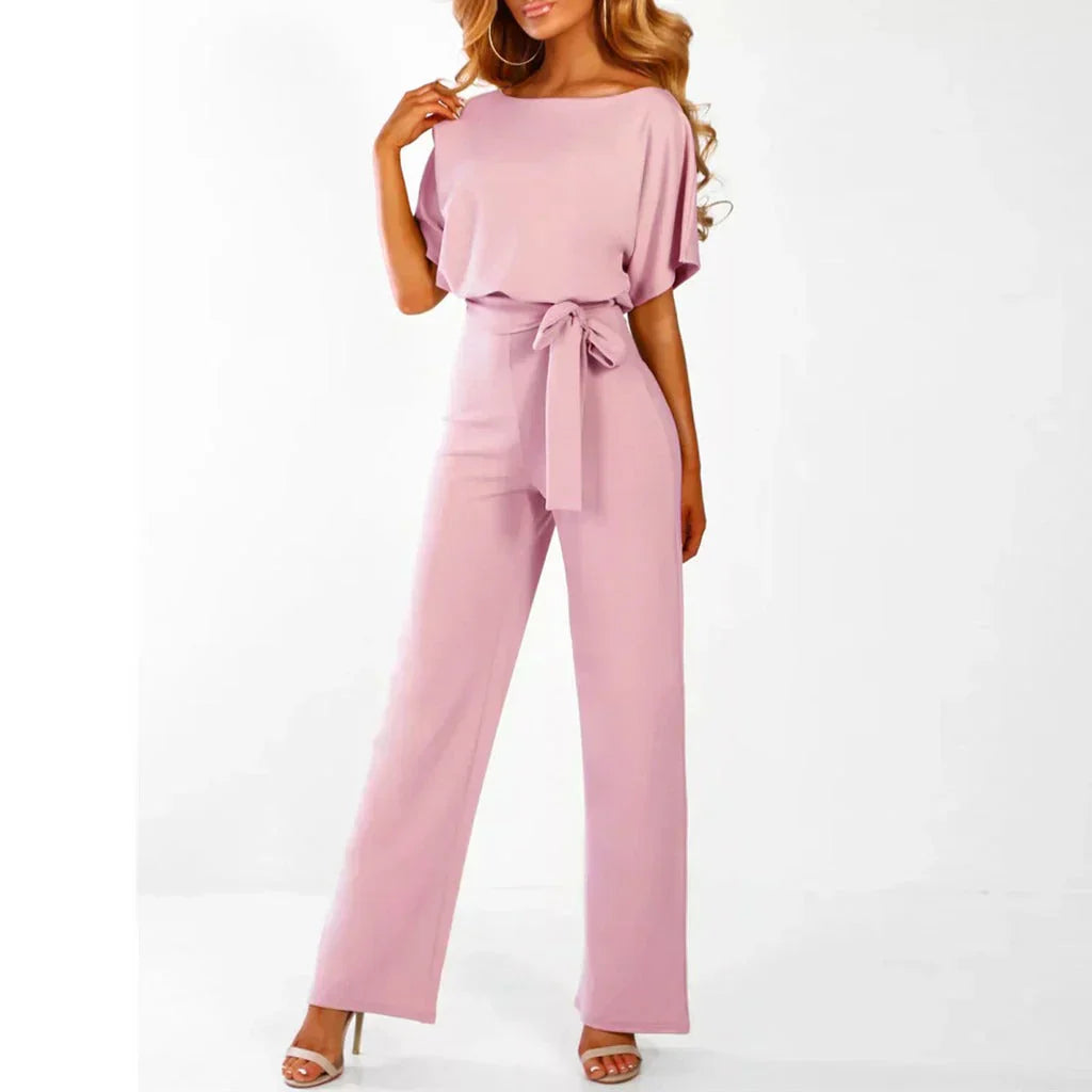 Sophia Jumpsuit Dam – Minimalistisk Jumpsuit med Elegant Skärning & Optimal Komfort