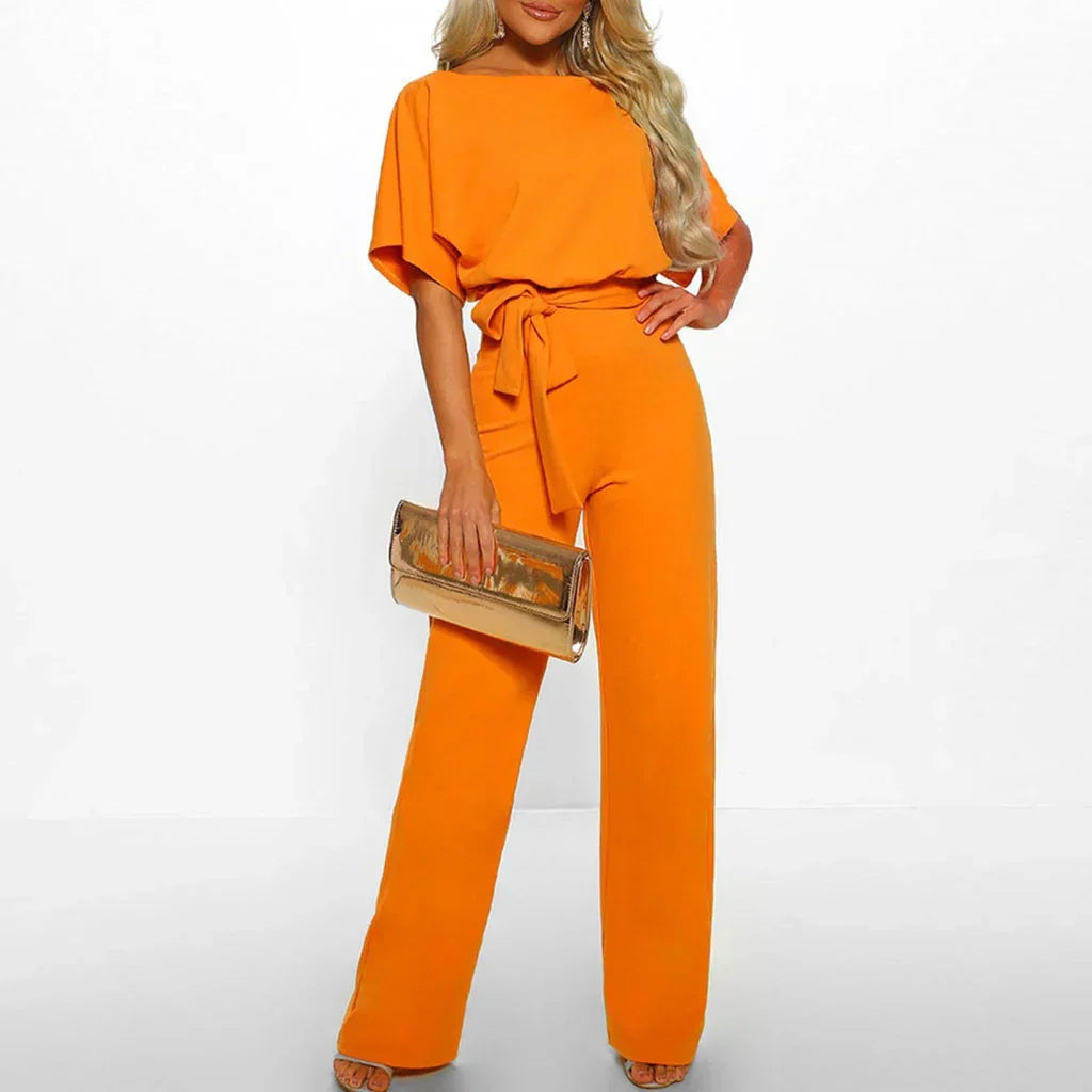 Sophia Jumpsuit Dam – Minimalistisk Jumpsuit med Elegant Skärning & Optimal Komfort