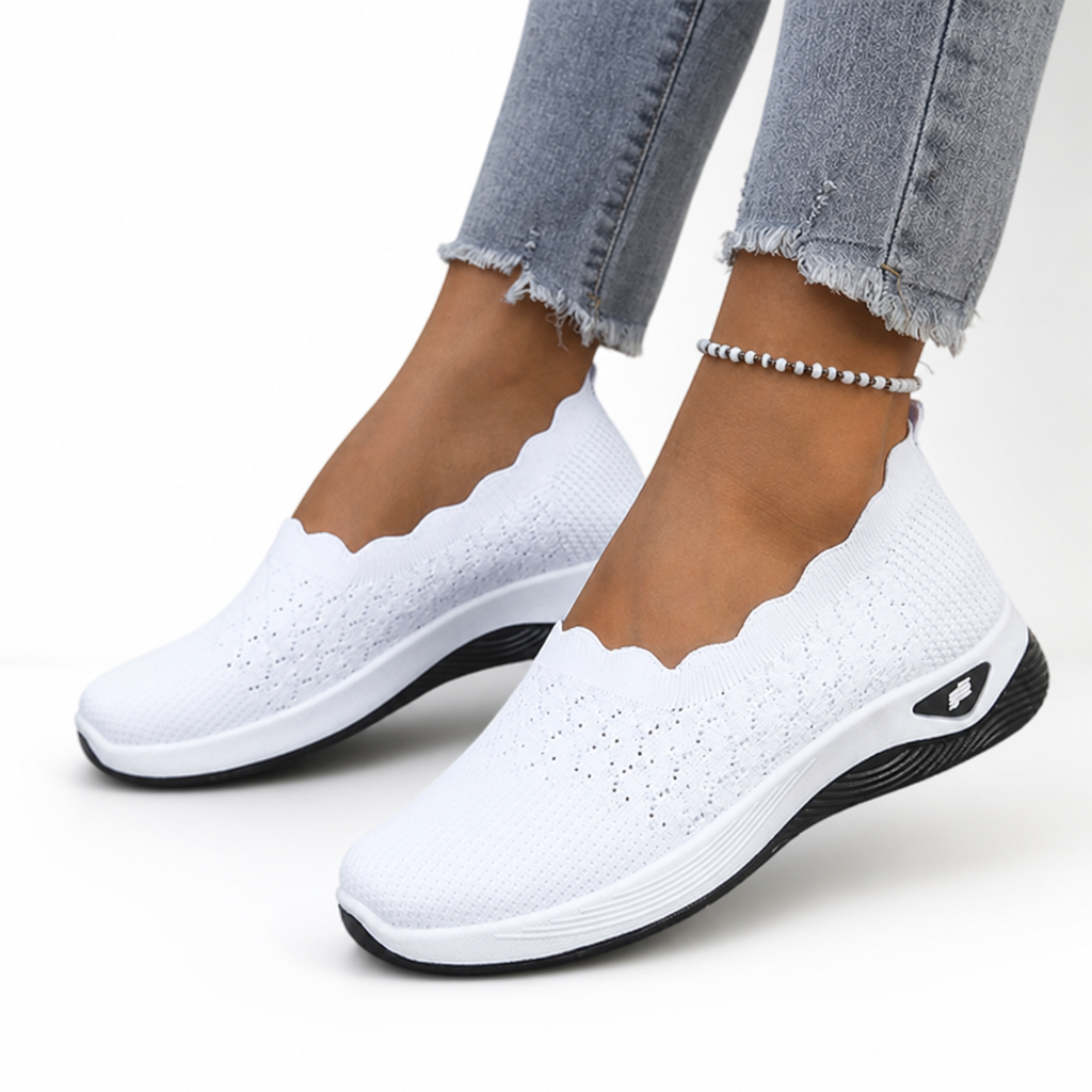 Briella slip-on sneakers för dam i flera färger uppradade tillsammans