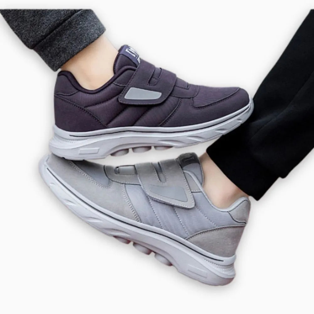 Andningsbar mesh-överdel på Nora dam sneaker i svart