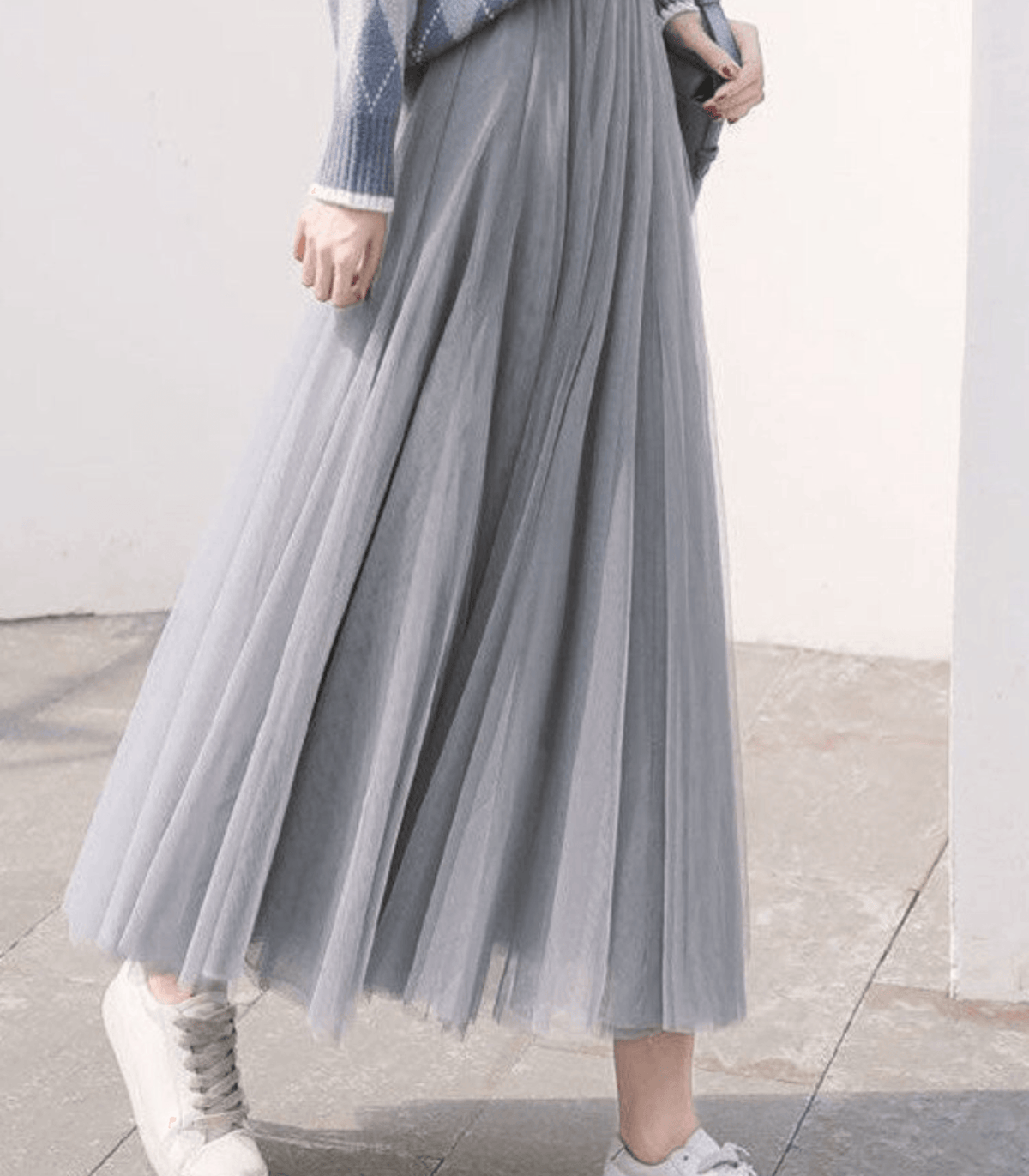 Shandria Tyllkjol Dam – Lätt Midikjol i Tyll & Polyester, Elegant & Flytande Skärning