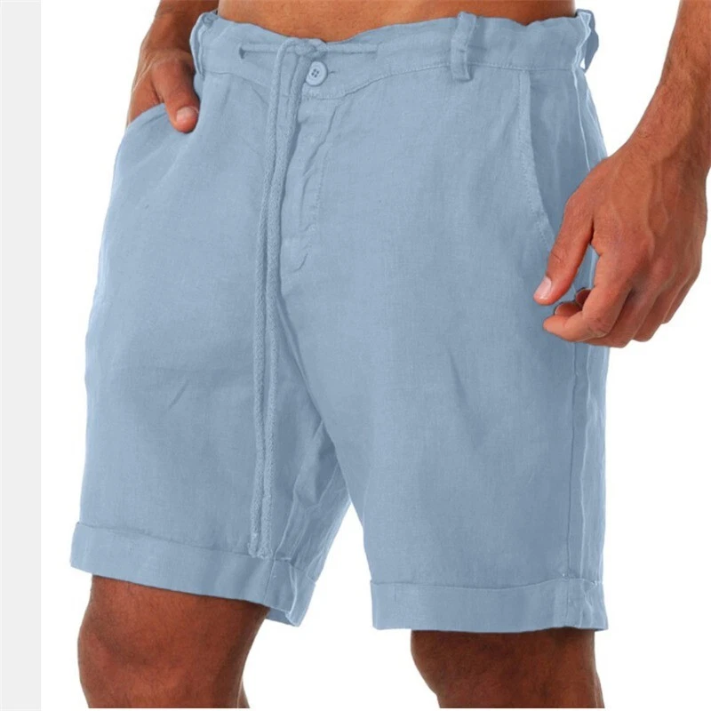 Iven Short Homme – Lässige, leichte Cropped-Hose für Sommer, Strand & Stadt