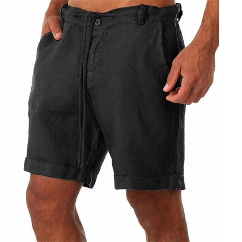 Iven Short Homme – Lässige, leichte Cropped-Hose für Sommer, Strand & Stadt