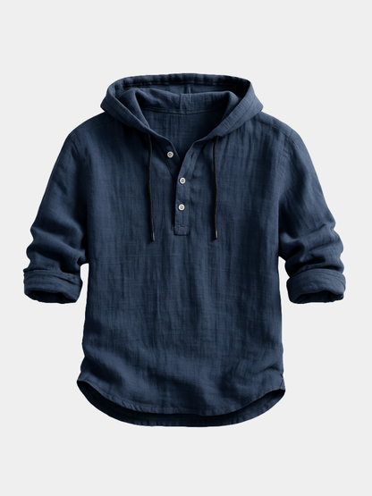 Marc Kapuzenpullover für Herren – Leicht, weich & elegant aus Baumwolle im modernen Casual-Stil
