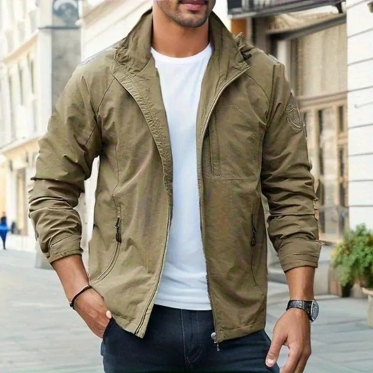 Argus Herrenjacke – Leichte Sommer-Cargojacke mit praktischen Taschen und lässigem Stil