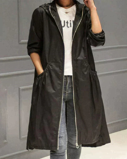 Millie Long Raincoat for Women – Eleganter, wasserdichter Mantel mit leichtem und atmungsaktivem Design