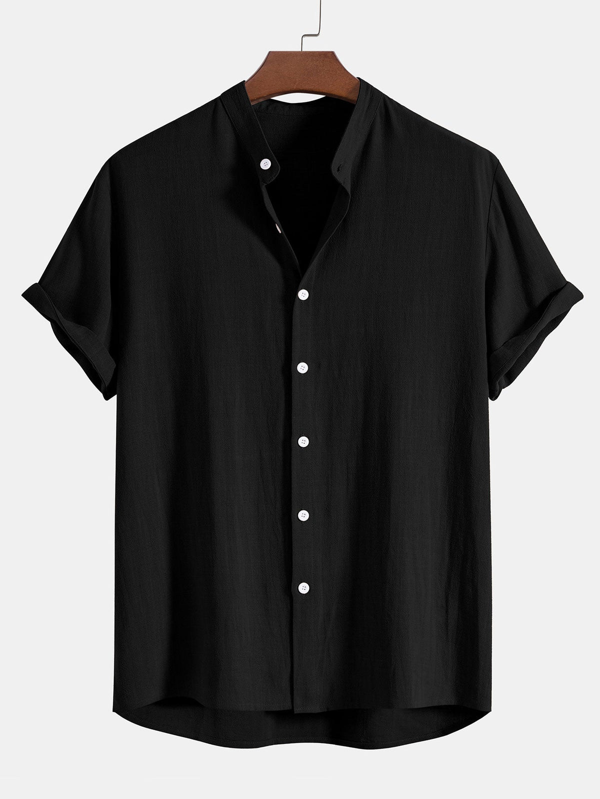 Richard Sommarset Herr – Atmungsaktiver Leinen-Look mit kurzen Ärmeln & bequemen Hosen