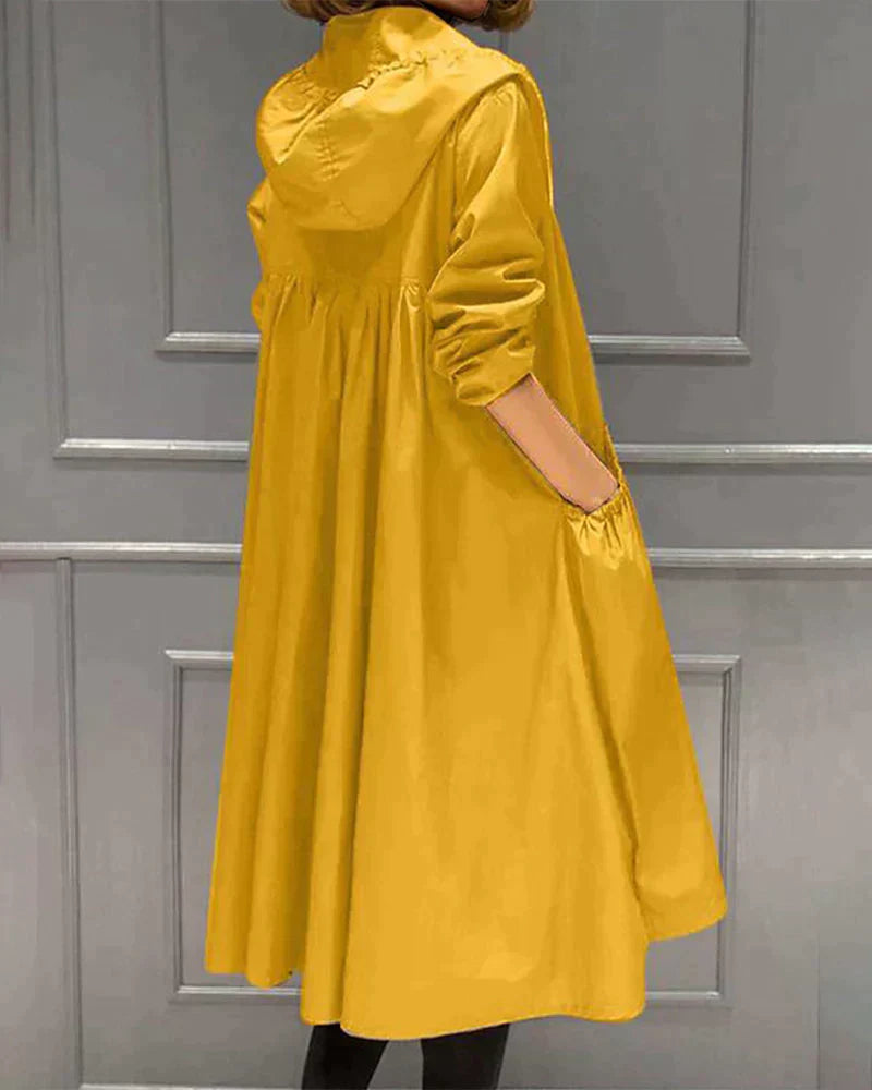 Millie Long Raincoat for Women – Eleganter, wasserdichter Mantel mit leichtem und atmungsaktivem Design
