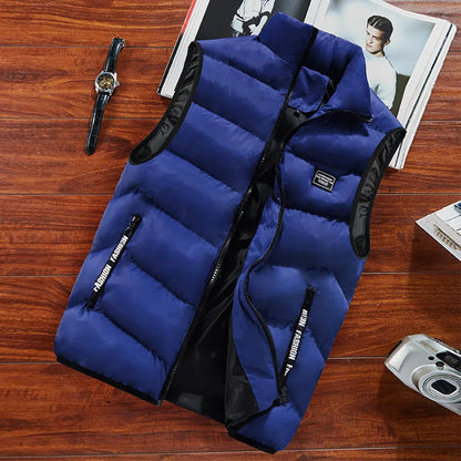 Clarence Quilted Vest Men – Sleeveless, Thermal Insulation & Zipper Closure