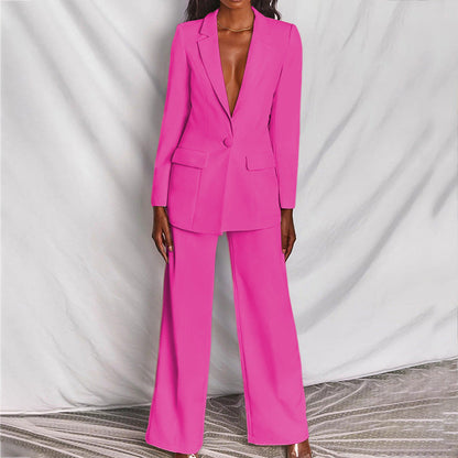 Aitana Set Blazer & Hose – Schickes Outfit mit weitem Bein für Büro & Events