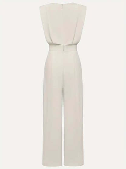 Mira Jumpsuit Damen – Eleganter Jumpsuit mit hoher Taille, geradem Bein & leichtem Stoff