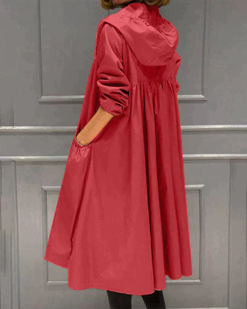 Millie Long Raincoat for Women – Eleganter, wasserdichter Mantel mit leichtem und atmungsaktivem Design