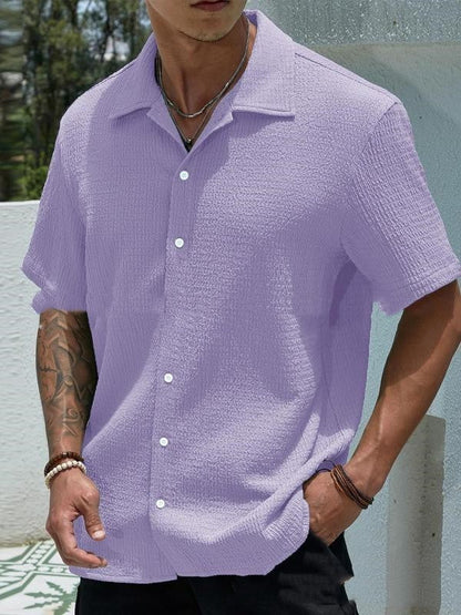 Jay Casual Shirt Men – Modern Short Shirt for Summer, Holidays & Daily Use