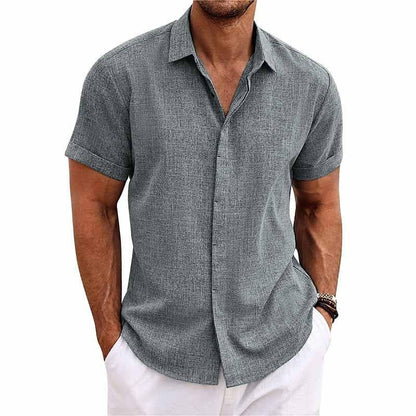 Polo Homme Joshua – Short Sleeves, Button Closure & Comfortable Fit for Daily Use