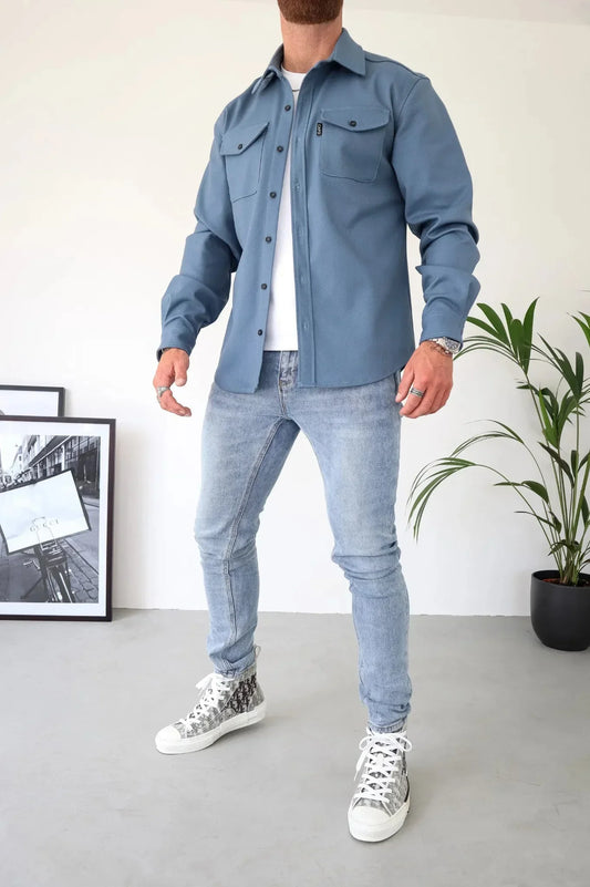 Dave Herrenhemd – leichte Frühlingsjacke mit modernem Stil und elegantem Schnitt