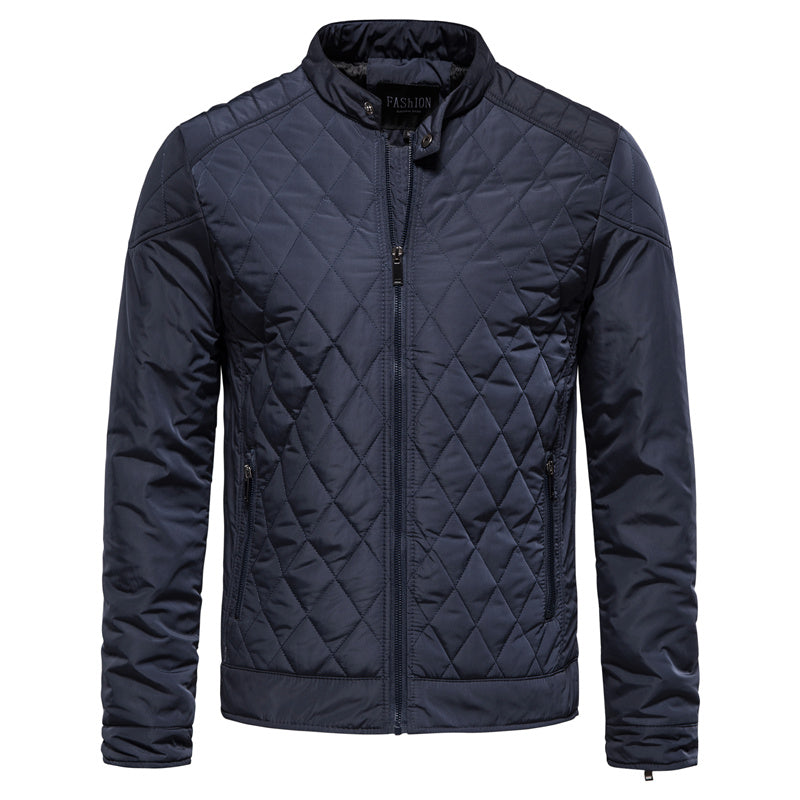 Emman Steppjacke Marineblau – Leicht und elegant für Herren