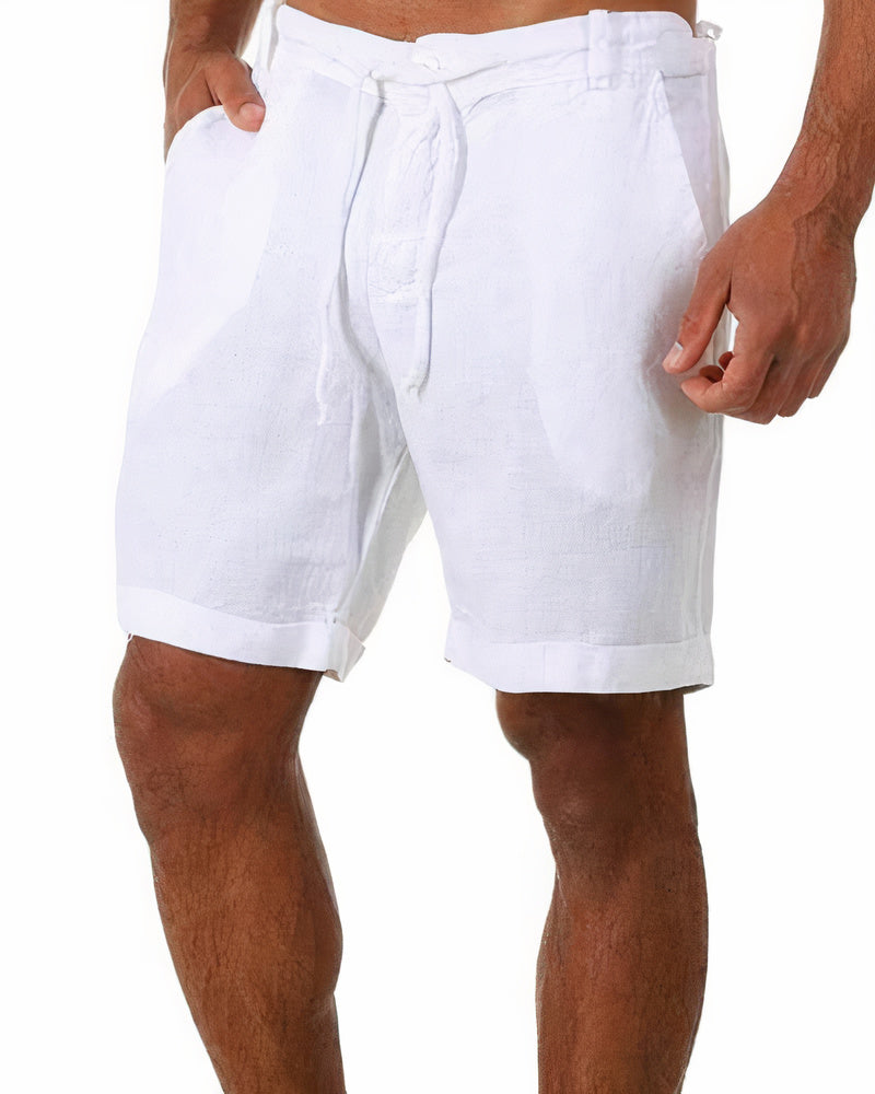 Iven Short Homme – Lässige, leichte Cropped-Hose für Sommer, Strand & Stadt