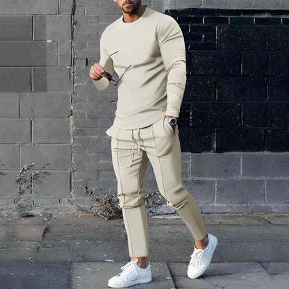 Orlan Herren Essential Ensemble – Leichtes, atmungsaktives Outfit mit bequemem und lässigem Schnitt