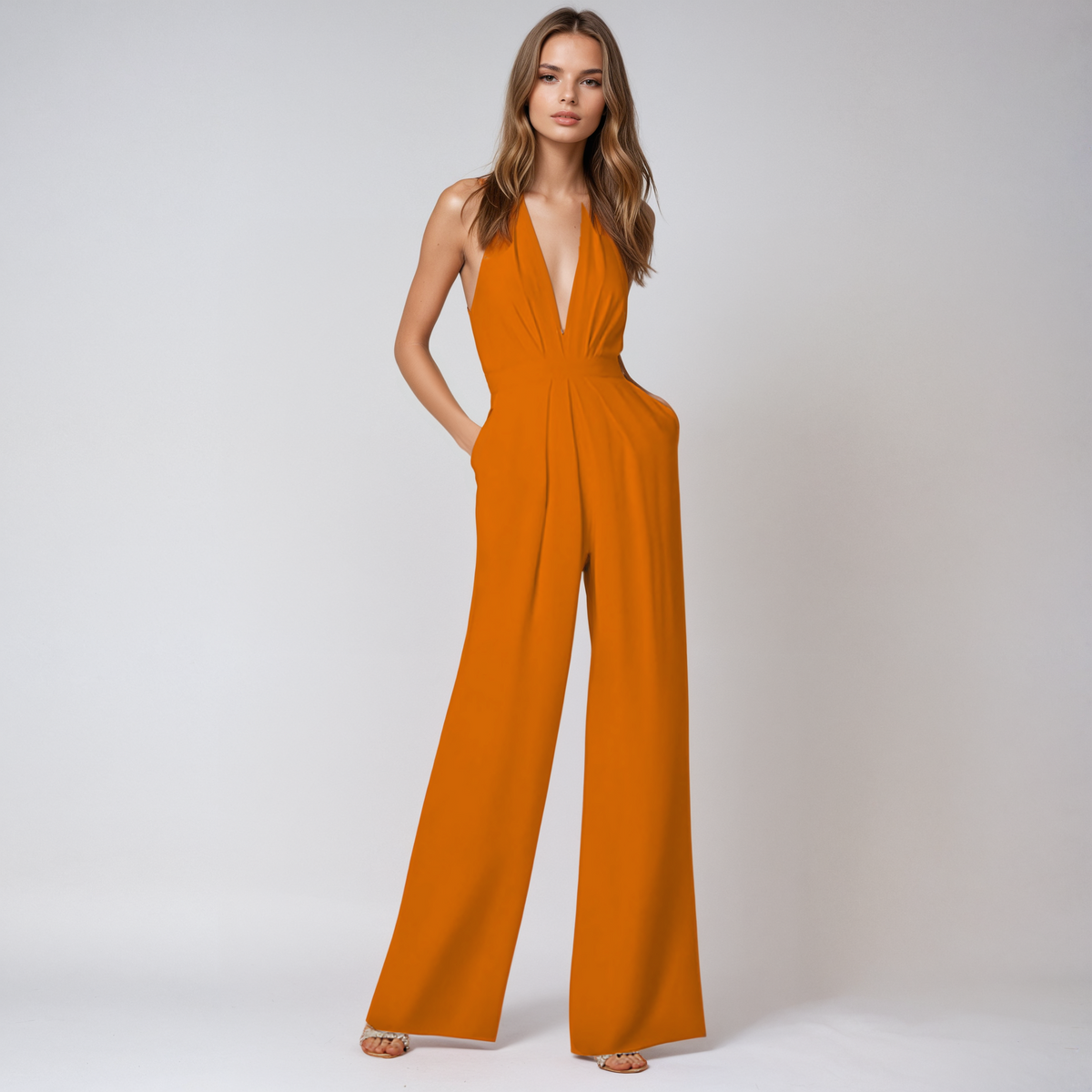 Lisette Women's Jumpsuit – Elegant Evening Outfit with Flattering Cut & Refined Details