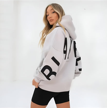Ella Sweat à Capuche Femme – Oversize Warm Hoodie with Kangaroo Pocket & Casual Style