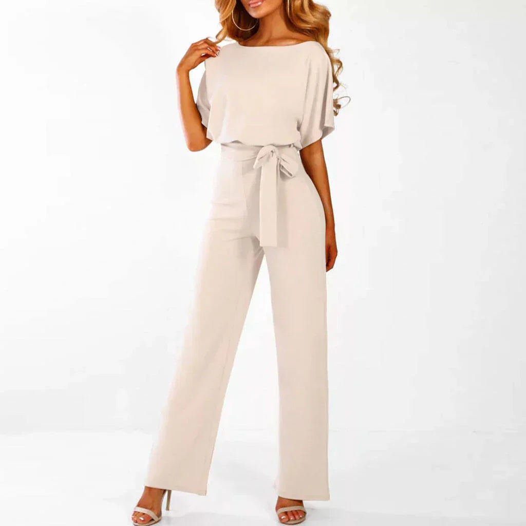 Sophia Jumpsuit Dam – Minimalistisk Jumpsuit med Elegant Skärning & Optimal Komfort