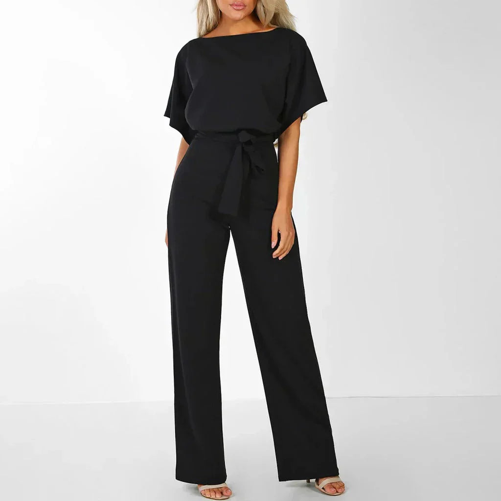 Sophia Jumpsuit Dam – Minimalistisk Jumpsuit med Elegant Skärning & Optimal Komfort