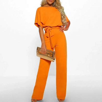 Sophia Jumpsuit Dam – Minimalistisk Jumpsuit med Elegant Skärning & Optimal Komfort