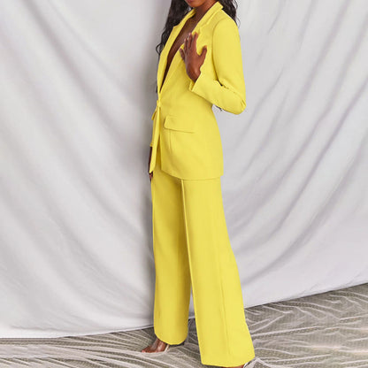 Aitana Set Blazer & Hose – Schickes Outfit mit weitem Bein für Büro & Events
