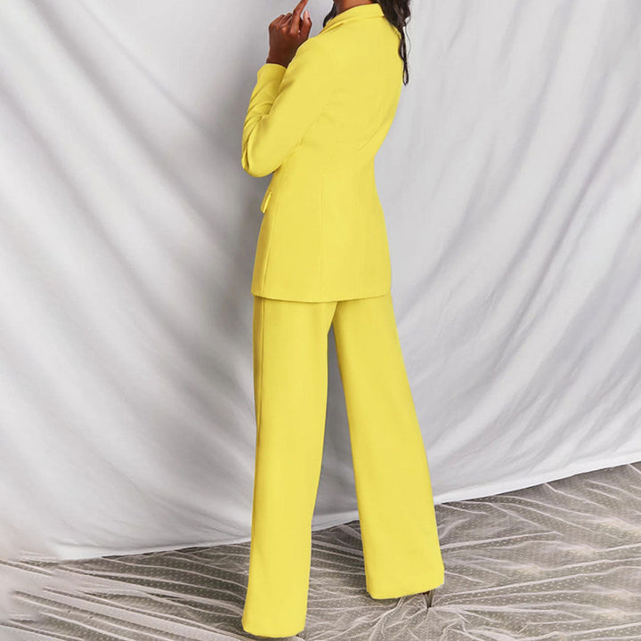 Aitana Set Blazer & Hose – Schickes Outfit mit weitem Bein für Büro & Events
