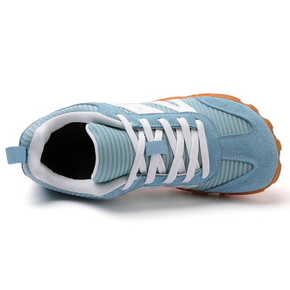 Arvid gröna sneakers med kontrasterande sidopaneler