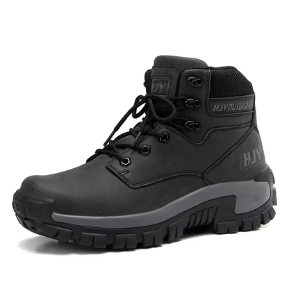 Axel herr outdoor vandringsskor i svart med halkfri gummisulа