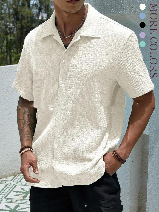 Jay Casual Shirt für Herren – Modernes Kurzarmhemd für Sommer, Urlaub & Alltag