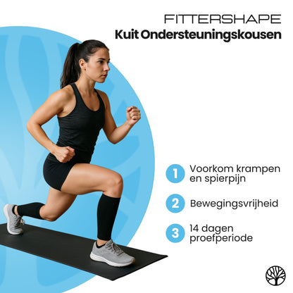 Kalvstödstrumpor som minskar muskelsmärta och kramper efter träning