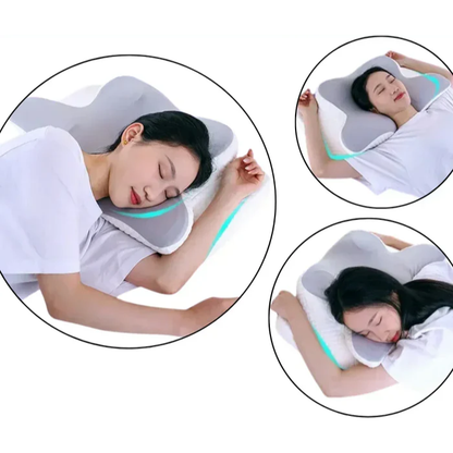 Cloudix memory foam-kudde för smärtfri nattsömn och förbättrad sömnkvalitet