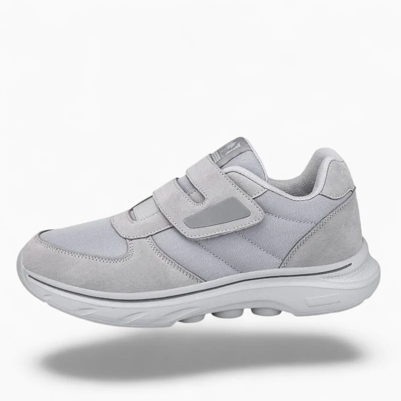 Nora dam ortopediska sneakers i svart med andningsbar mesh och kardborreband