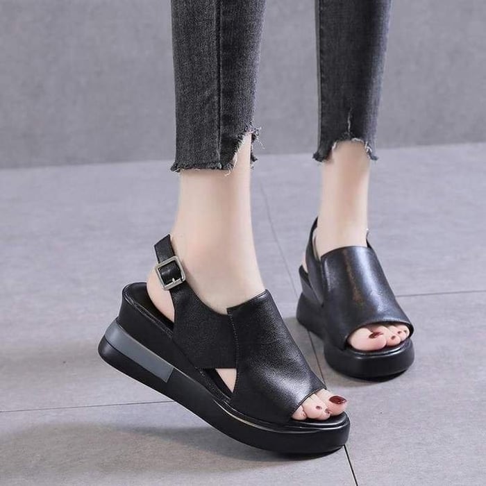 Frida damsandal beige – helskosvy framifrån
