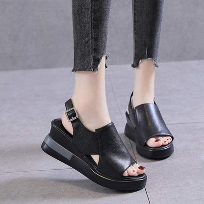 Frida damsandal beige – helskosvy framifrån