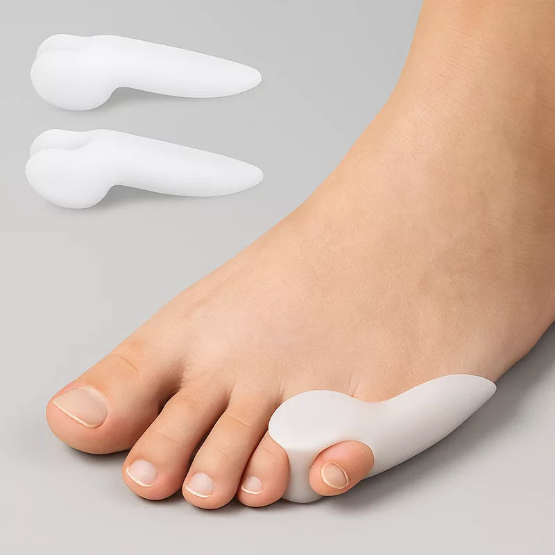 Toevi gel tåseparator 2-pack för daglig komfort och naturlig tåinriktning