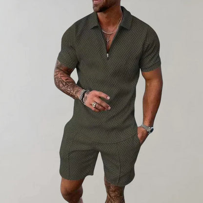 Men's Summer Set Oliver – Breathable Cotton and Linen, Lightweight and Elegant Comfort
