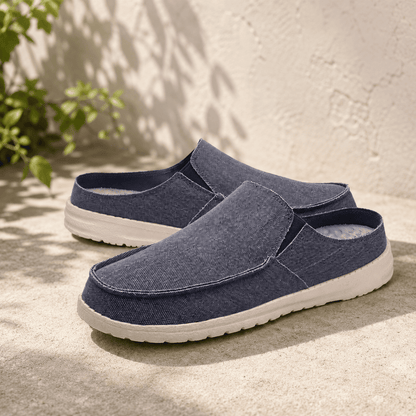 Drifto slip-on sneakers i grå – flexibel passform för aktiv vardag