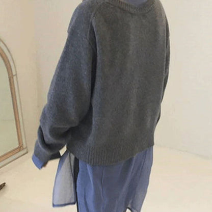 Lucille Cashmere Sweater Women – Soft, Warm and Breathable Knitwear for Autumn